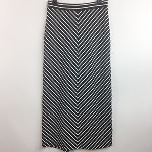 Jules & Leopold Long Skirt Black White Small